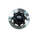 6 on 6.5 Rear Hub Assembly with 1.125" x 14" Billet Vented Rotor